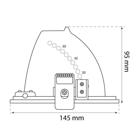 Downlight led Halide Lyon empotrable 50w I-TEC