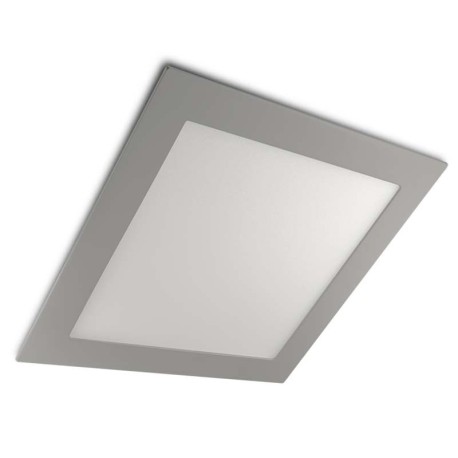 Downlight Slim empotrable cuadrado 20w gris I-TEC