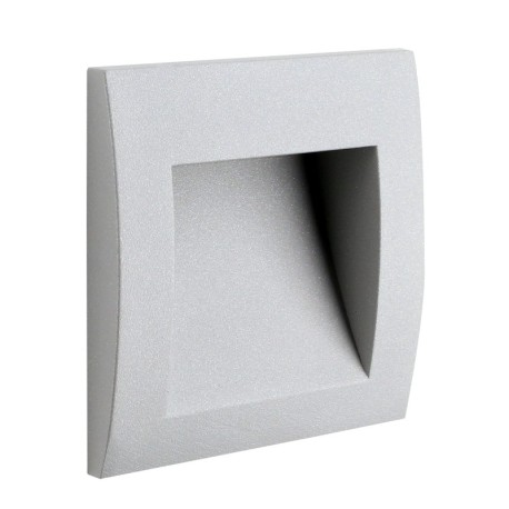 Empotrable de pared Face 3.3w IP65 gris Forlight