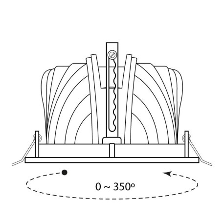 Downlight led Halide round empotrable 35w I-TEC