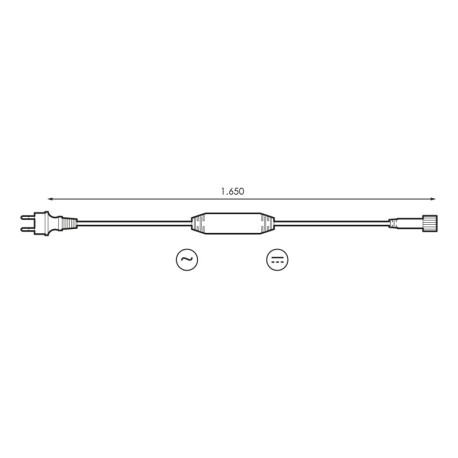 Cable de alimentación Smart Link exterior Prilux