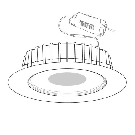 Downlight empotrable Step 30w I-TEC