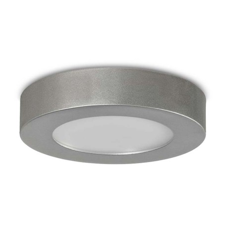 Downlight plafón Slim superficie redondo 12w gris I-TEC