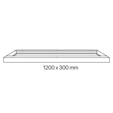 Marco para panel led 30x120cm aluminio I-TEC