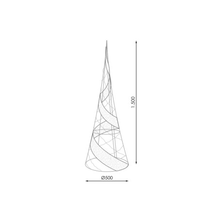 Cono Loop 3D 150cm Prilux