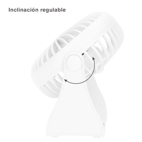 Mini ventilador de sobremesa Alua USB Blanco GSC