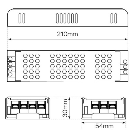 Driver tira led 24V 300w IP20 I-TEC