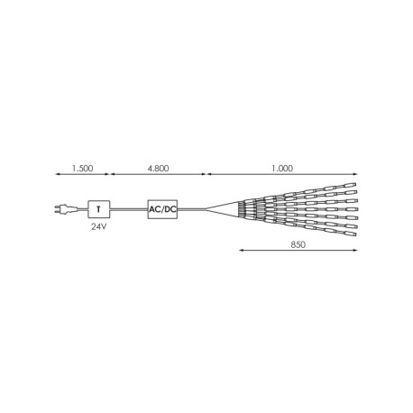 Willow light 1m Prilux