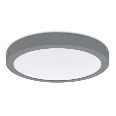 Downlight plafón Slim superficie redondo 24w gris  I-TEC