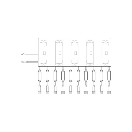 Box control para productos estáticos 10 salidas Prilux