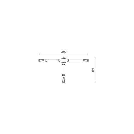 Conector T String Pixelmax Prilux