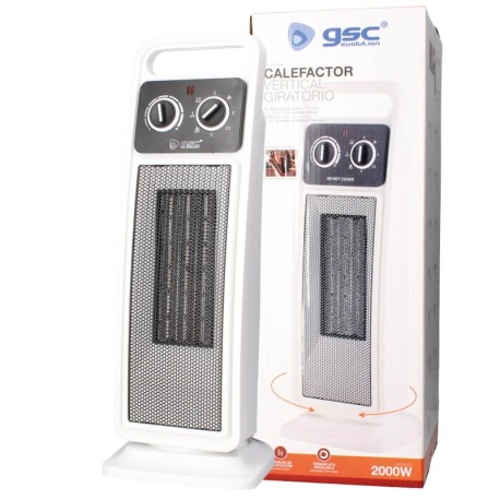 Calefactor Andaza eléctrico vertical giratorio cerámico 2000w GSC