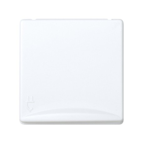 Base enchufe schuko con tapa abatible blanco Simon 27Play