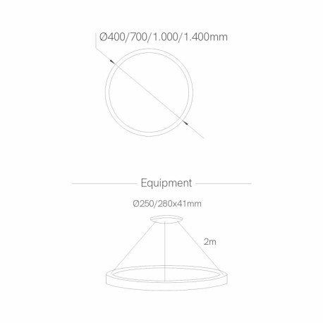 Lámpara de techo Zero-In 26w CCT Tuya Beneito Faure