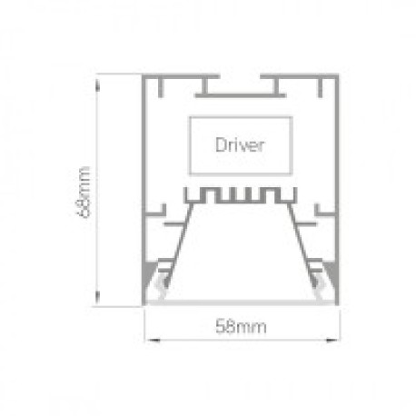 Lampara de techo Urban Casambi 46w 3000k Beneito Faure