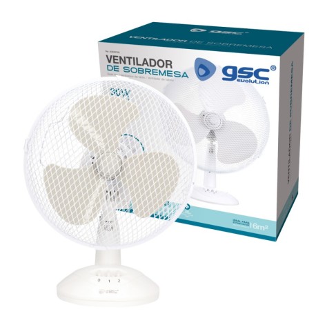 Ventilador de sobremesa Lindi blanco GSC