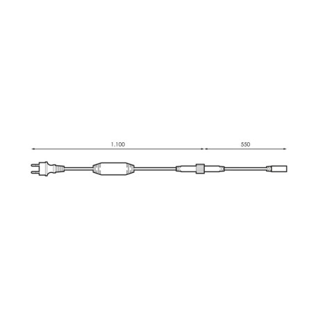 Cable alimentación Ø13mm Avant Prilux