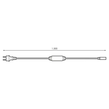 Cable alimentación Neon Flexilight 360º Prilux