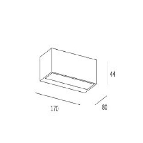 Aplique de exterior Ara 3.9w 4000k Forlight