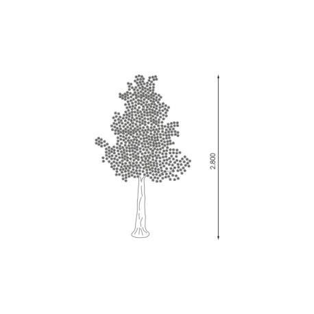 Árbol Maple Tree 3D 2.8m Prilux