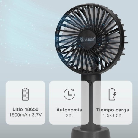 Mini ventilador de mano Balu USB Negro GSC