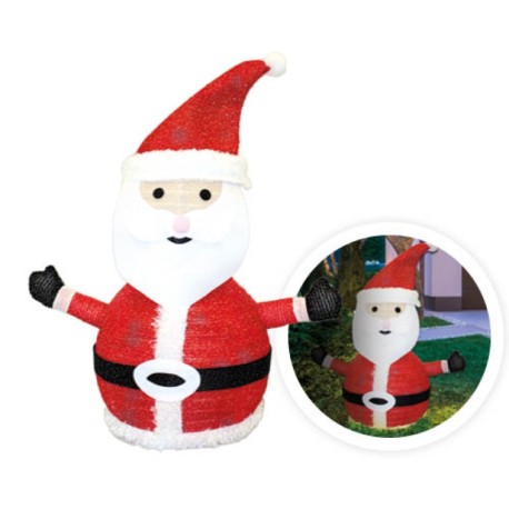 Papa Noel plegable LED 700mm 8 funciones GSC