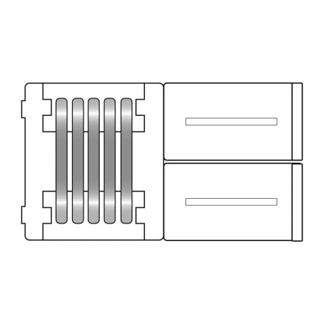 Unión directa RGB+W 5pin tiras led 24V I-TEC