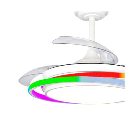 Ventilador de techo Antila Mini RGB 45w CCT CristalRecord