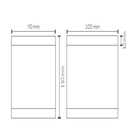 Aplique exterior Jade 2x6w CCT LDVlighting