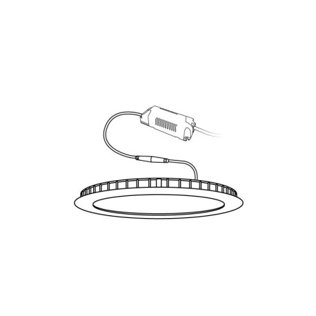 Downlight Slim empotrable redondo 12w I-TEC