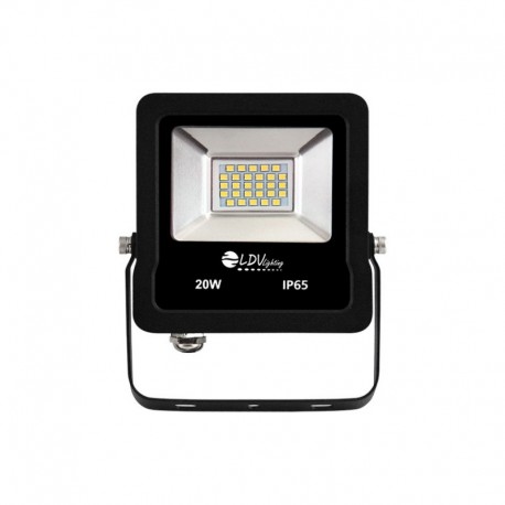 Proyector LED GADES 20w 120º IP65 blanco / negro LDVlighting