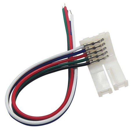 Conector simple +cable RGBW 5 pin I-Tec