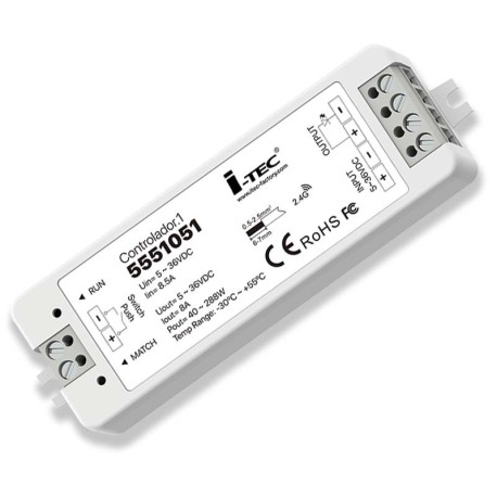 Controlador.1 tiras led 12V y 24V monocolor I-TEC