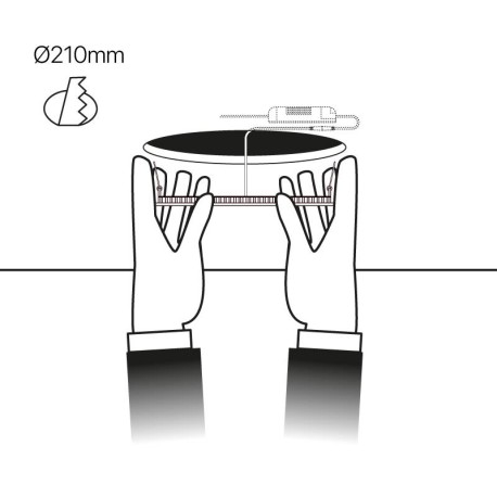 Downlight Slim empotrable redondo 18w eco mode I-TEC