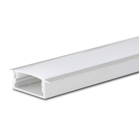 Perfil aluminio D-235 empotrable 2 mts I-TEC