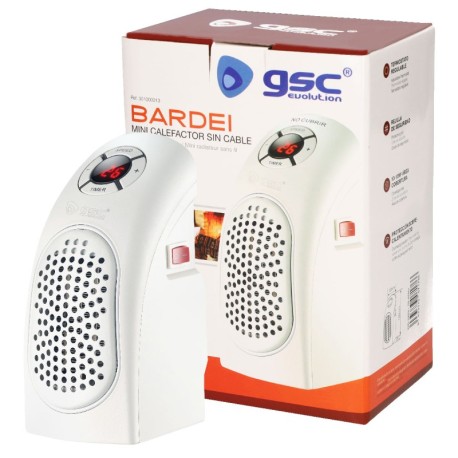 Mini calefactor son cable Bardei 400w GSC