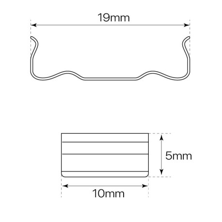 Clip metálico S-179 flexible I-TEC