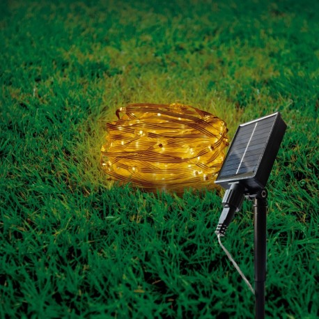 Guirnalda LED solar 5m 8 funciones GSC