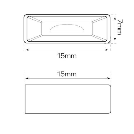 Tapa final tira led Lotus I-Tec