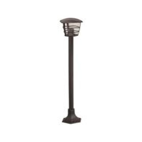 Columna Triangular E27 12w IP44 negro Aimur