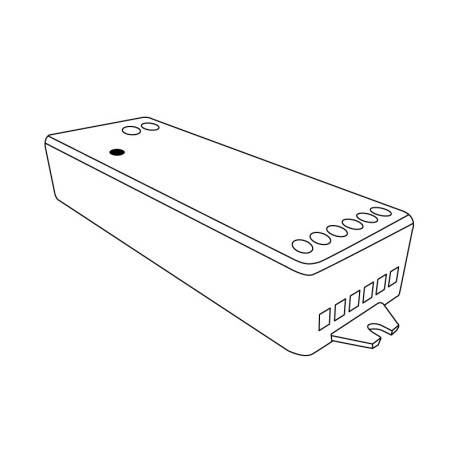 Controlador.7 tiras led 12V y 24V I-TEC