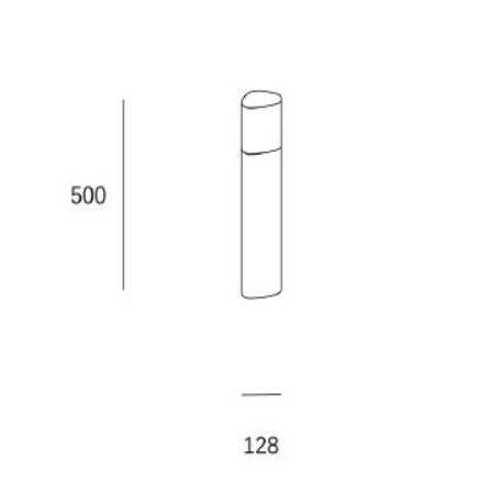 Baliza Mandela E27 15w IP44 Forlight