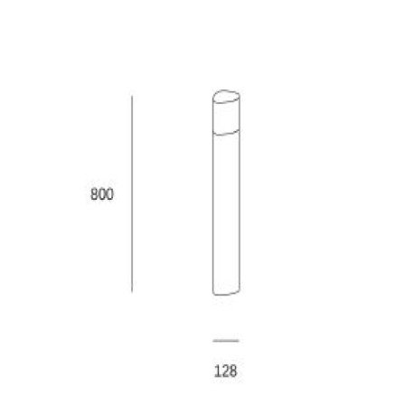 Baliza Mandela E27 15w IP44 Forlight