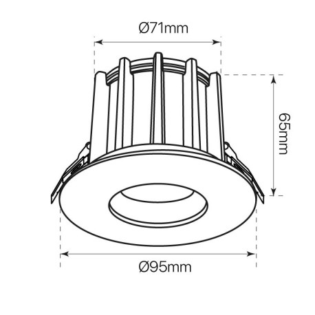 Downlight empotrable SPA 10w I-TEC