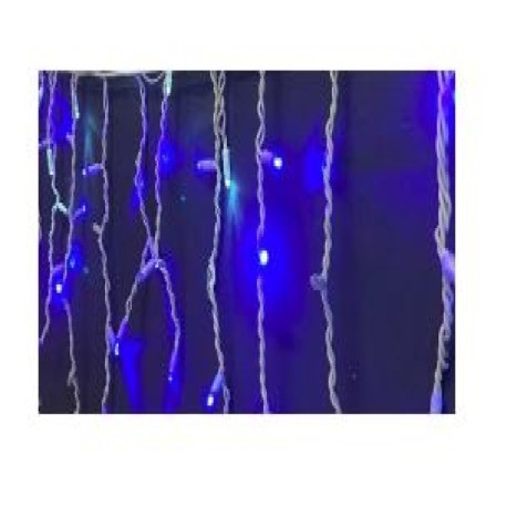 Guirnalda Icicle 1.2x3m 228 led cable blanco Vaelza