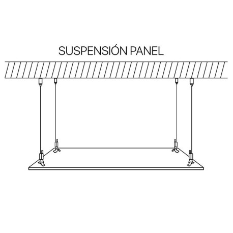 Kit suspensión plafones y paneles led I-TEC