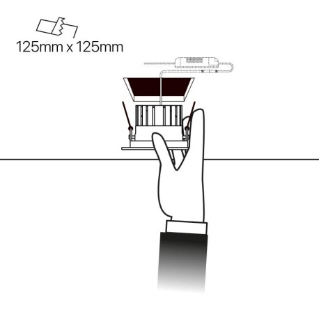 Downlight led Store empotrable 18w I-TEC