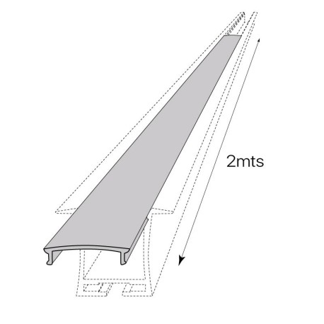 Difusor opal D-360 2mts I-TEC