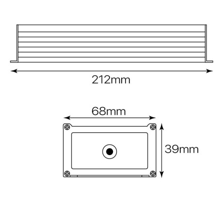 Driver tira led 24v 100w IP67 I-TEC