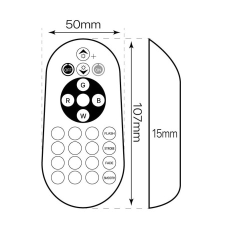 Set controlador + mando Sprint RGB 230V I-Tec